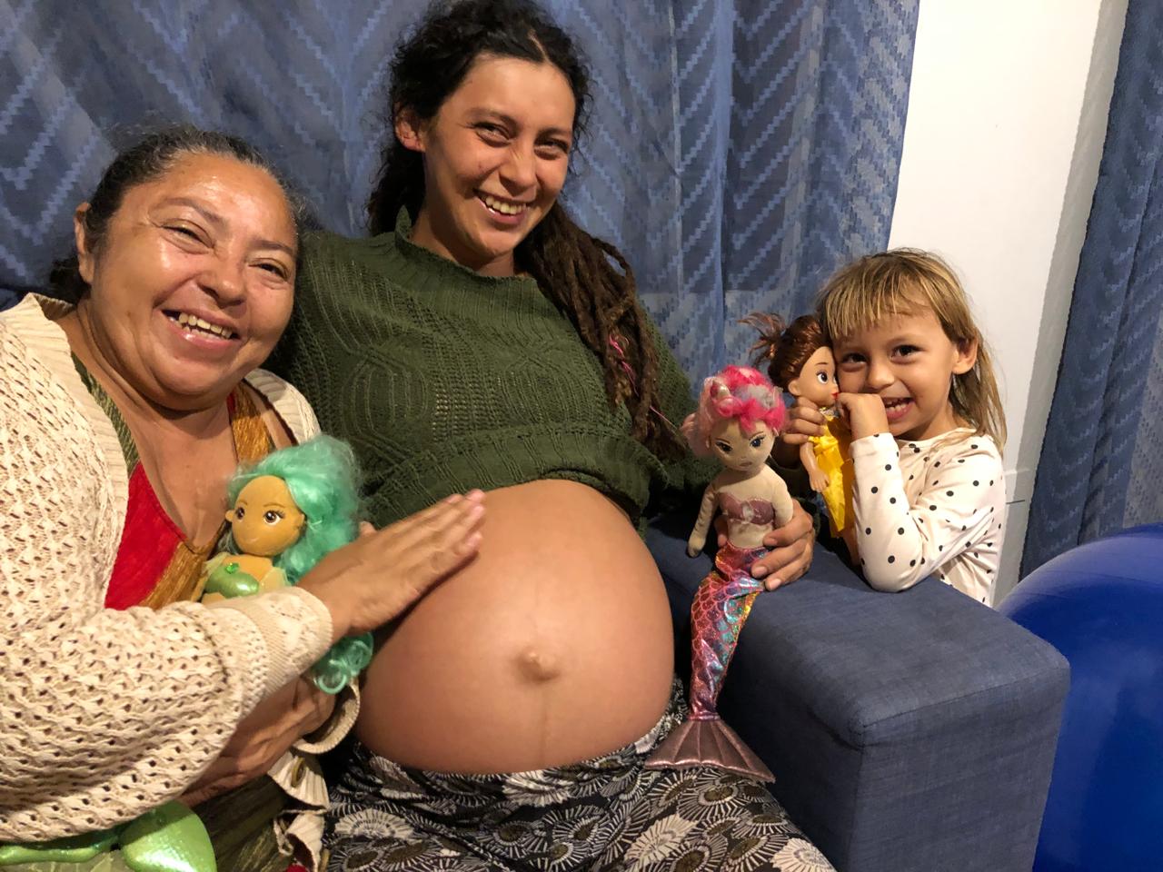 Isabel With Mama